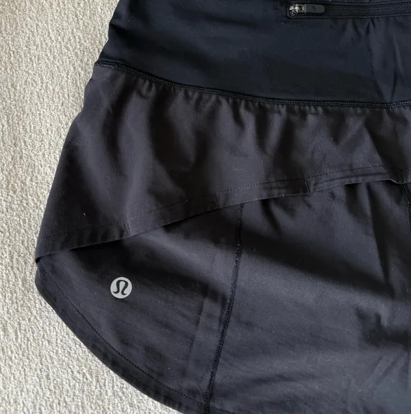 Lululemon Speed Shorts High-Rise 2.5" Black - Image 3