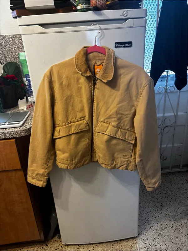 Timberland Women's Strafford Washed Canvas Jacket 2.0 small Tan - Image 2