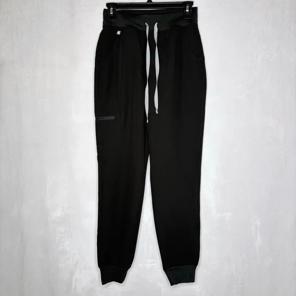 Figs Black‎ Zamora Jogger Scrub Pants - Image 3