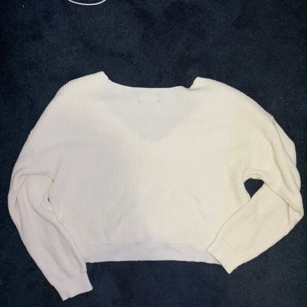 Lulu’s White Knit Sweater - Image 5