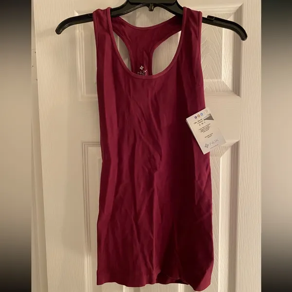 NUX Freedom Nylon Tank Top Women’s Maroon Red Size Small - Image 2