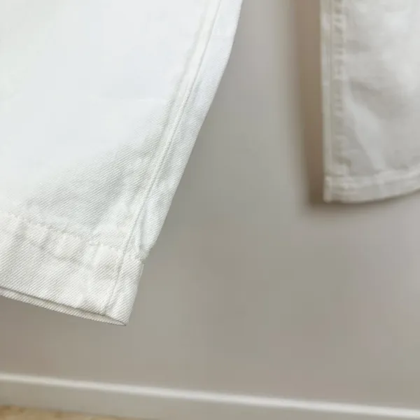 Madewell The Harlow Wide Leg Jean Airy Denim Baggy White High Waist US 33 NWT - Image 14