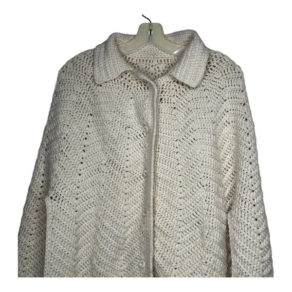 Vintage Hand Crocheted‎ Cape Size undefined - Image 2