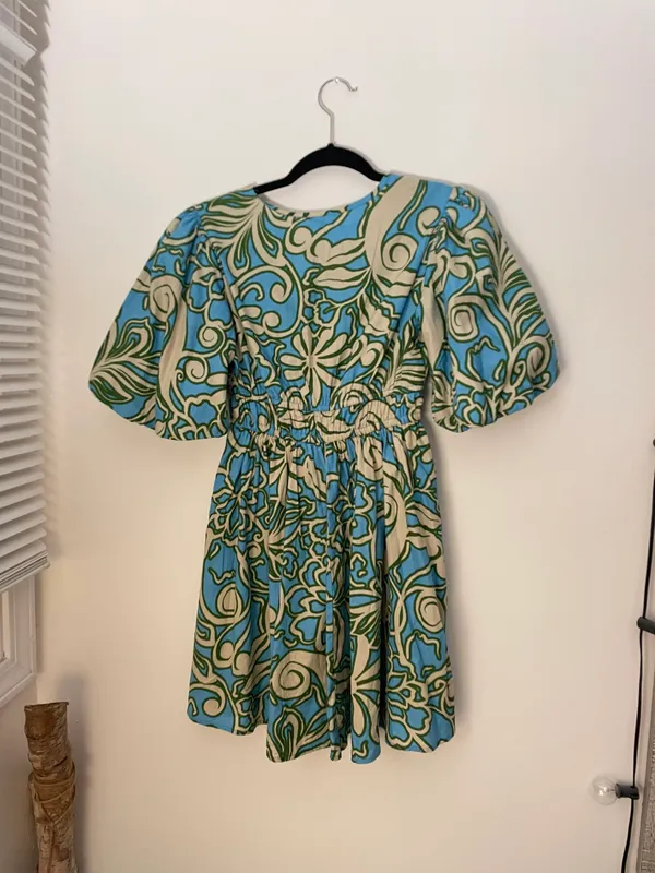 Sincerely Jules Mini Dress With Puff Sleeve - Image 2