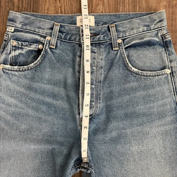Citizens of Humanity Amari Ultra Wide Leg Jeans in Dweller Size 27 - Image 11