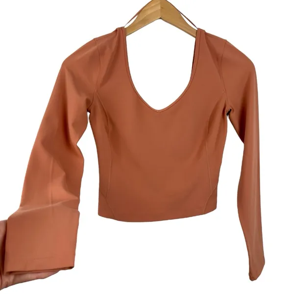 Lululemon Align Long Sleeve Shirt Womens Size 2 Pink Savannah Athletic Yoga Run - Image 6