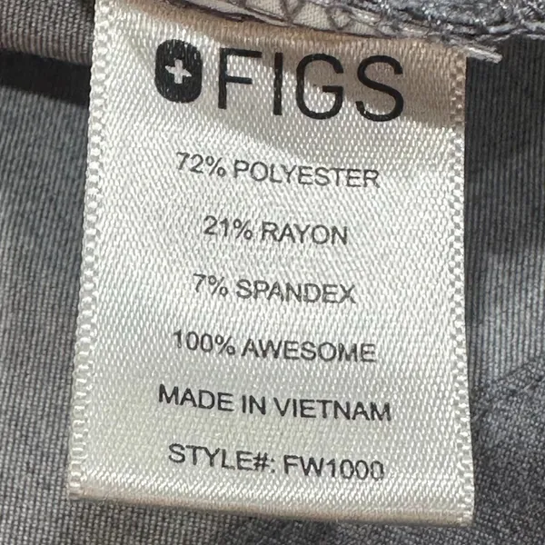 FIGS Catarina One Pocket Scrub Top Graphite‎ Medium Medical Healthcare Nurse - Image 6