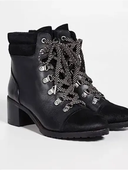 Sam Edelman women black combat Manchester boots US 9 - Image 5