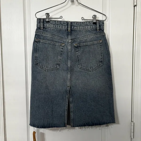 Dyani Denim Midi Skirt Size 25 - Image 4