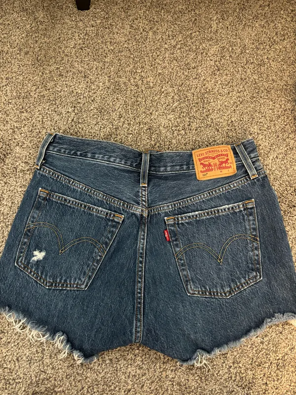 Levi’s 501 Shorts High-Rise Denim - Image 2