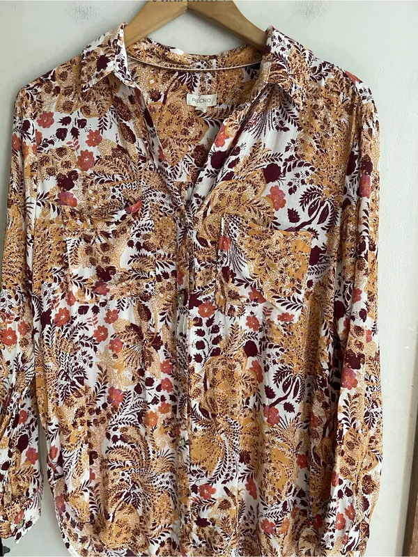 Anthropologie Pilcro Romy Relaxed Button Down Shirt - Image 4
