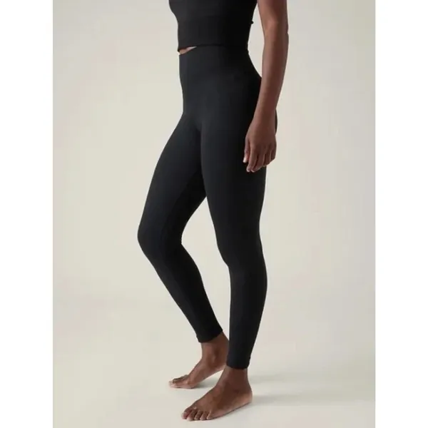 NWT Athleta Aurora Seamless Tight Leggings High-Rise Black XS Yoga Gym $109 - Image 3