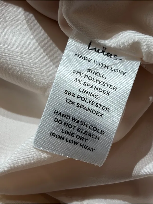 LULUS Satin Cowl Neck Long Sleeve mini dress XL - Image 11