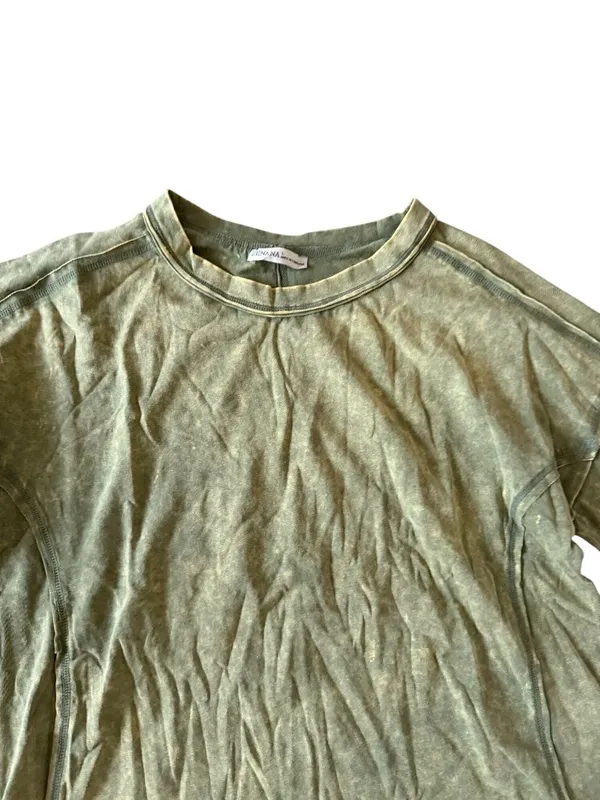 ZENANA Green Ombré Two Piece Casual Lounge Set Size Large - Image 3