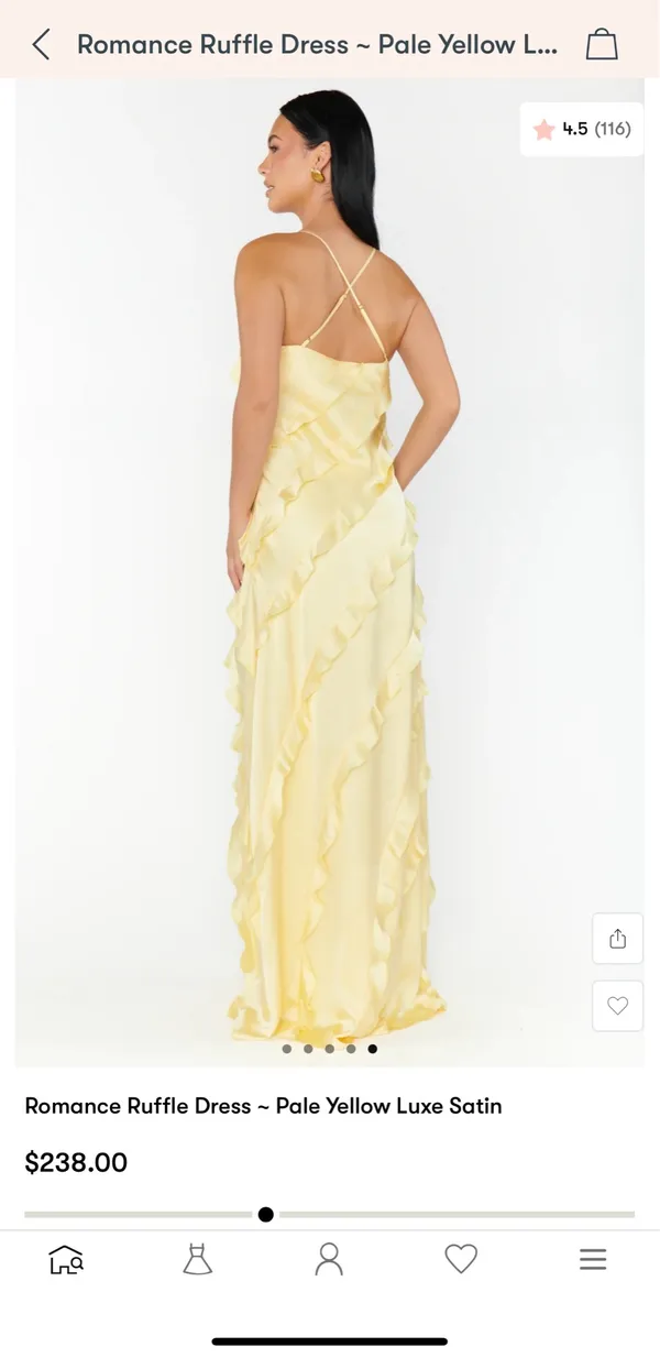 Show Me Your Mumu Yellow Ruffle Maxi Dress - Image 2