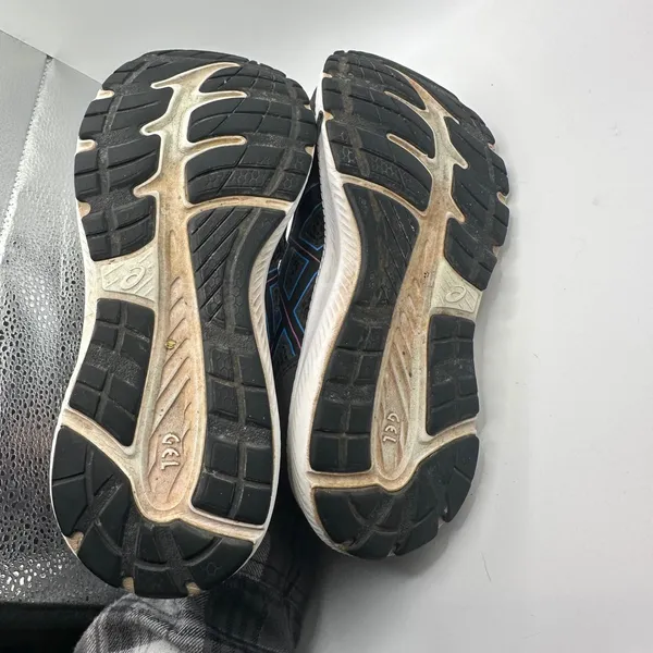 ASICS Gel Contend 7 Running Shoes Women's Size 8 Black‎ Pink Blue Athletic - Image 7