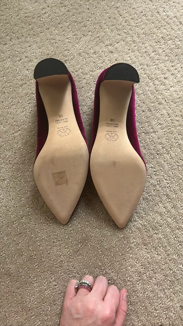 Dee Keller Heels Purple Size 8 - Image 2