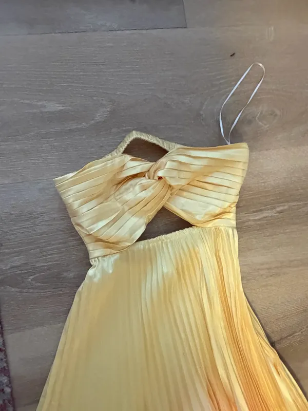 hello molly yellow pink ombré maxi dress - Image 4