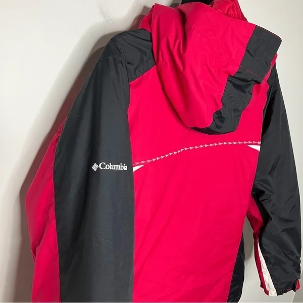 Columbia Sherpa lined coat size large hot pink‎ white black - Image 11