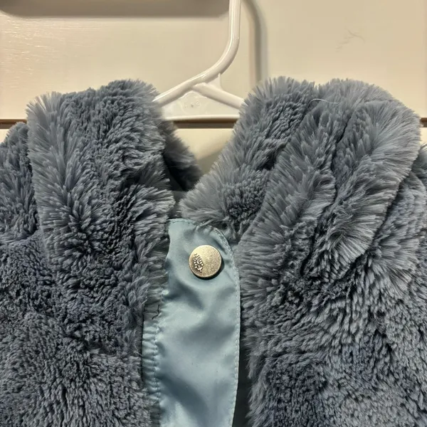 Free People Movement Blue Sherpa Jacket - Image 10