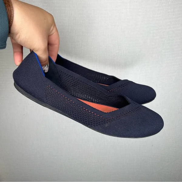 Rothy’s | Navy Blue‎ Slip On Round Toe Flats Woman’s 10.5 - Image 2