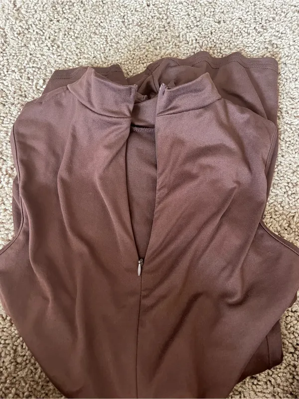 Brown Romper Size M - Image 3