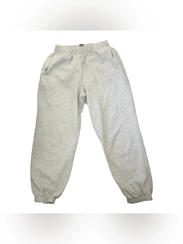 Gap Gray Drawstring Lounge Pants M - Image 3