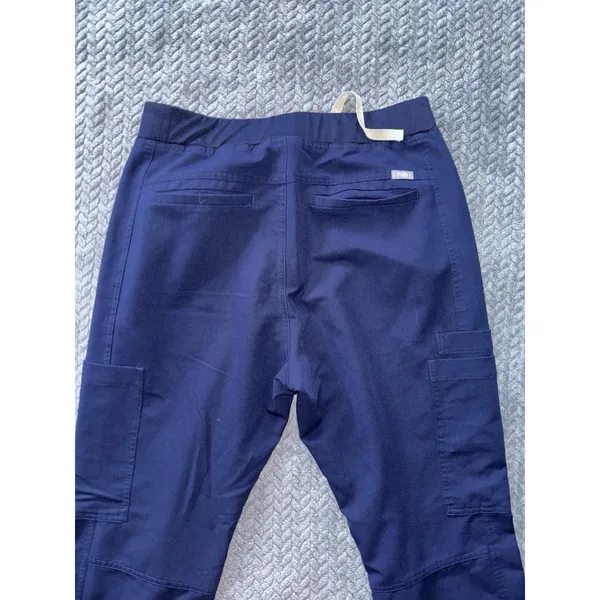 Figs Jogger Women Zamora Navy Blue‎ Taper Technical Scrub Size Medium Short - Image 7