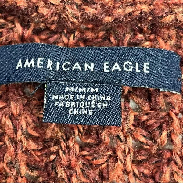 American Eagle Outfitters medium Button Front Waffle Knit Cardigan w/pockets - Image 6
