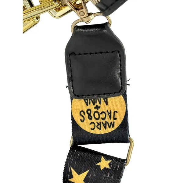 Black Crossbody Bag Gold Chain Star Guitar Strap‎ Jingpin Mini Shoulder Handbag - Image 9
