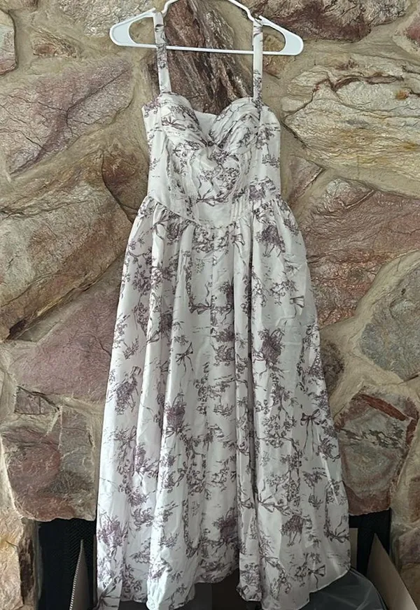 Commense Toile Print Corset Dress size xs - Image 3