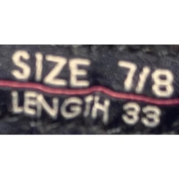Vigoss Women's The New York Slim Boot Low Rise Blue Jeans Size 7/8 - Image 8