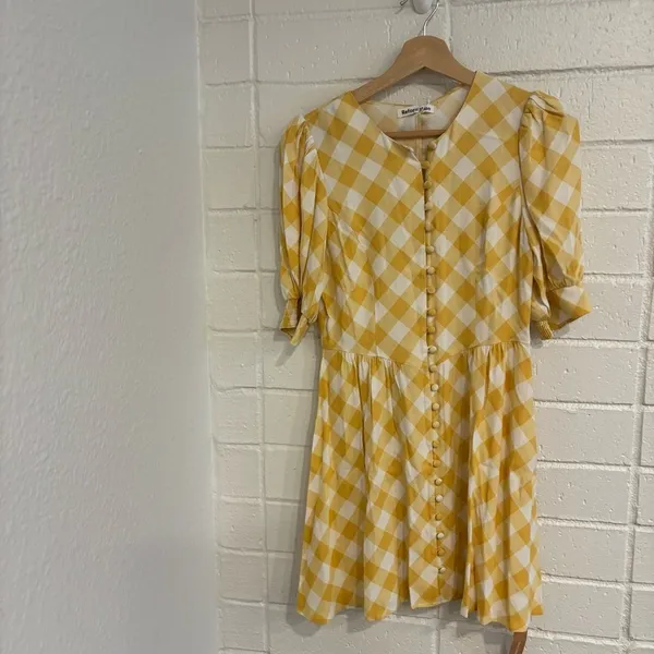 NWT reformation laylin dress in bodie - Image 4