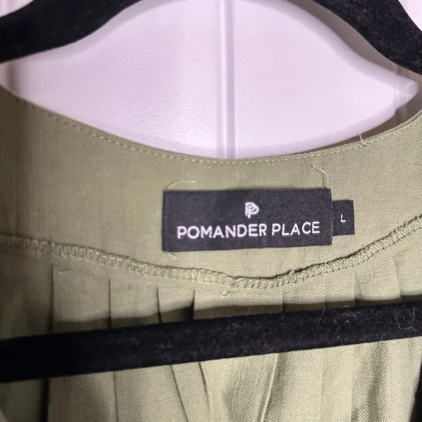 Tuckernuck‎ Pomander place green Finley flutter cotton dress size large vacation - Image 4