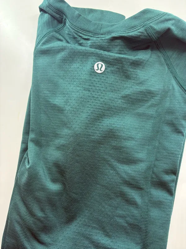 Lululemon Storm Teal Swiftly Tech Short Sleeve Shirt 2.0 - Image 3