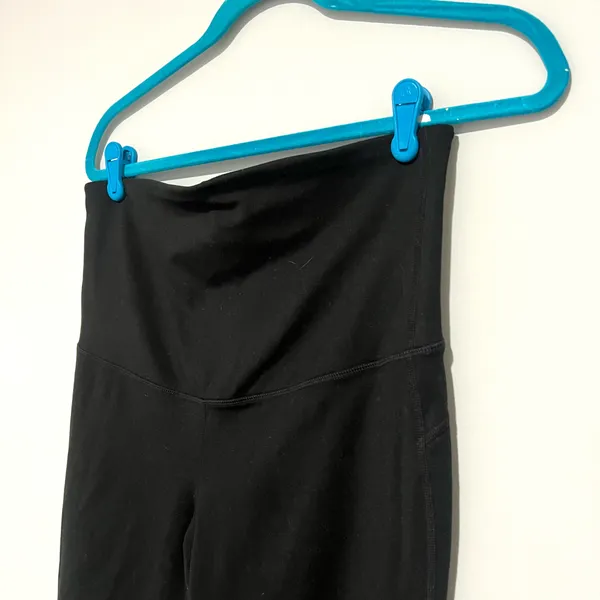 Gap GapFit Black Maternity Athletic Workout Leggings  - Image 7