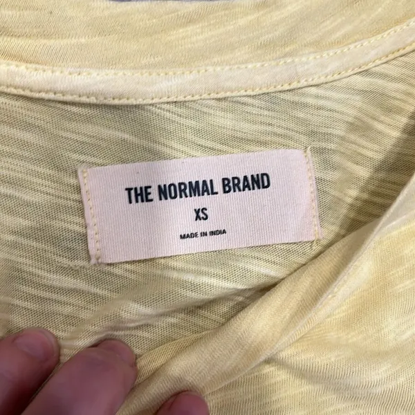 The Normal Brand Vintage Slub Tee Dress midi yellow - 100% cotton - XS/S - Image 14