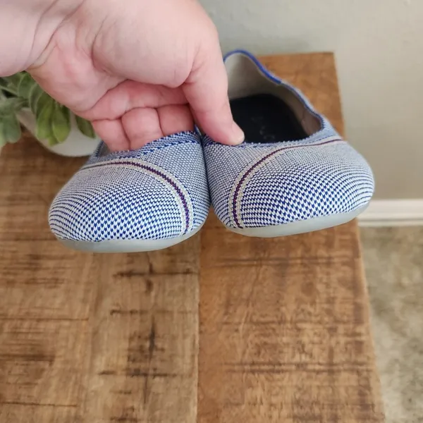 Rothy's Retired Blue Mirror Flats - Image 11