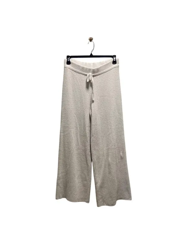 Spiritual Gangster High Rise Wide Leg Knit Sweater Pants Cream Size L Neutral - Image 2