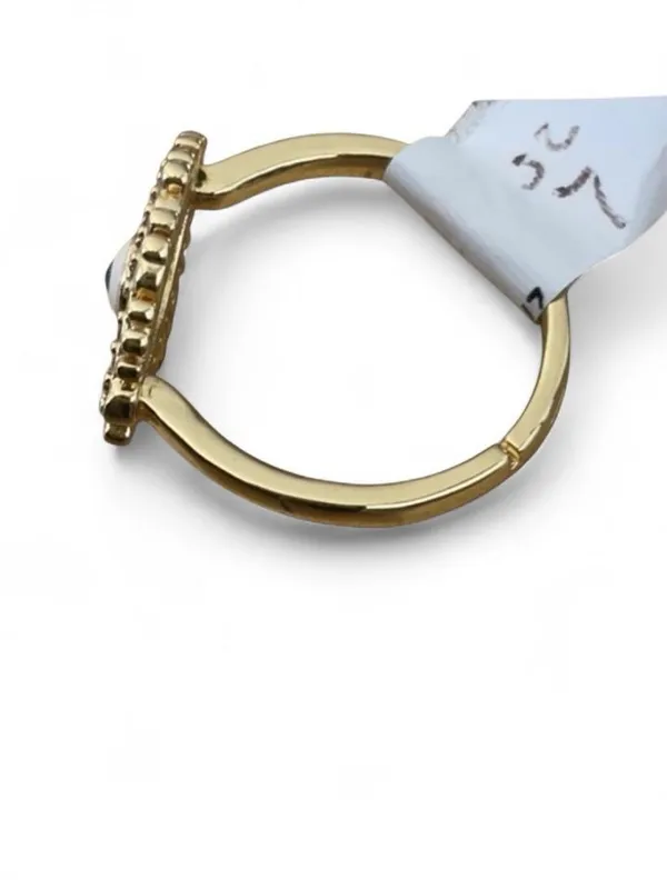 Evil Eye Ring with Multicolor Stones Gold - Image 2