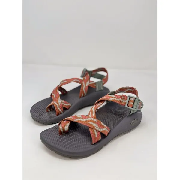 Chaco Z/2 Womens Sandals Orange Rapid Pro Adjustable Strap Hiking Outdoor US 7 - Image 3