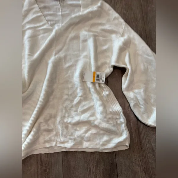 1. State Cream V-Neck Sweater - Image 7