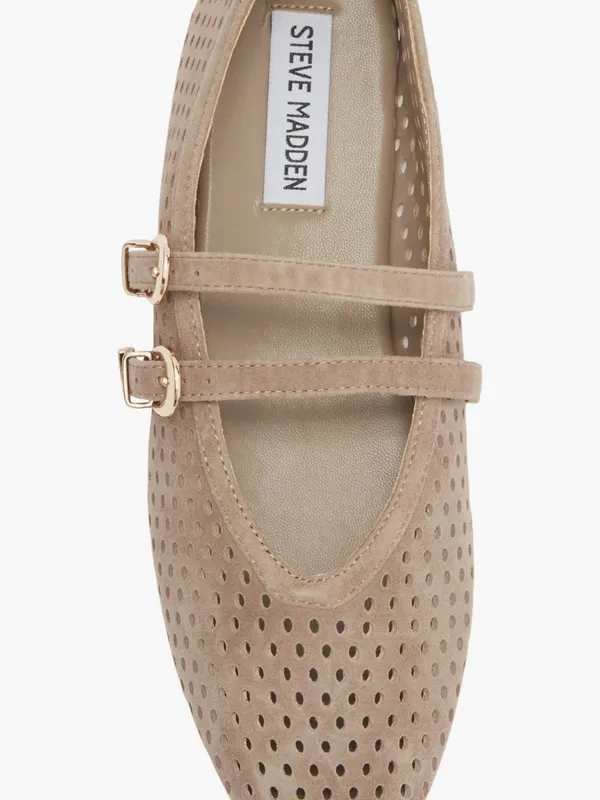 Steve Madden Women’s taupe perforated flats. Size 7.5 - Image 5