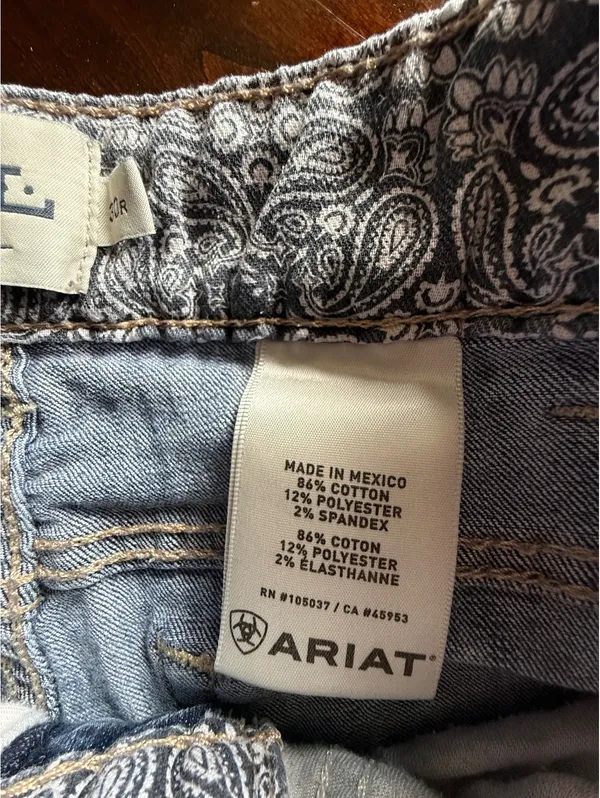 Ariat Real Denim Mid Rise Bootcut Jeans Size 27 x 32 - Image 8