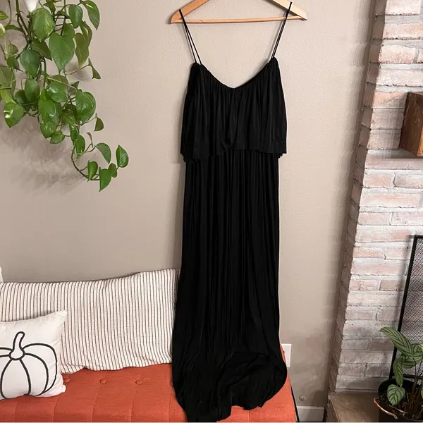 MANGO Pleated‎ Mxi Dress - Image 2