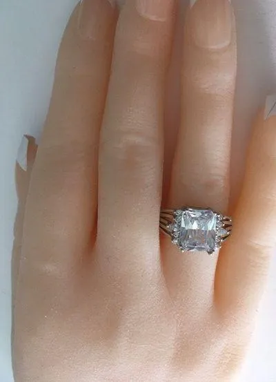 Sterling Silver Ring, Size 8 - Image 2