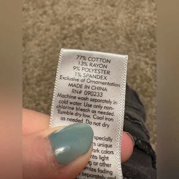 (Pacsun) Black Super High Rise Stretchy Jeggings: Size 26 - Image 5