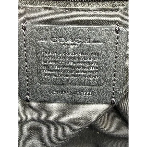 Coach Jordyn Backpack Women Medium Brown Beige Signature Coated Canvas Logo - Image 15
