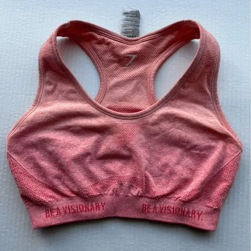 Gymshark Sports Bra Women's Size Small S Tonal Ombre Color‎ w/ Pink Orange Shift - Image 4