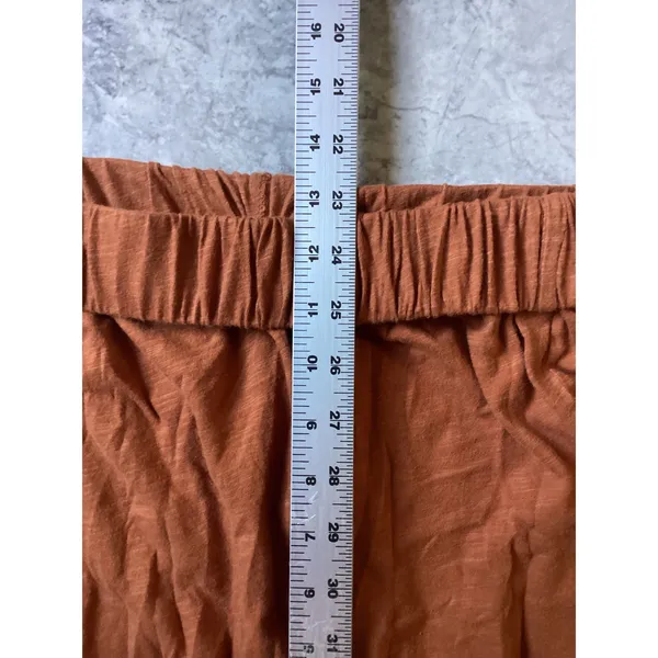 Intimately Free People Rust Terracotta Cotton Slub Harem Pants Small SP - Image 3